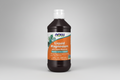 Bottle of NOW Liquid Magnesium with Trace Minerals on a white background