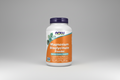 Supplement bottle labeled 'Magnesium Bisglycinate Powder' by NOW on a white background