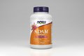 Supplement bottle labeled 'ADAM Softgels' by NOW on a white background