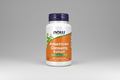 Supplement bottle of American Ginseng Extract with NOW brand on a white background