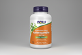 Supplement bottle of Ashwagandha with NOW brand on a white background