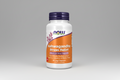 Supplement bottle labeled 'Ashwagandha Stress Relief' with NOW brand on a white background