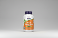 Supplement bottle labeled 'Black Walnut Hulls' with NOW brand on a white background