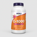 Supplement bottle labeled 'C-1000' with Now brand on a white background