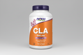 Supplement bottle labeled 'CLA 800 mg' with NOW brand on an orange and white label.
