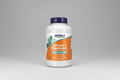 Supplement bottle labeled 'Calcium & Magnesium' with NOW brand on a white background