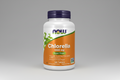 Chlorella supplement bottle with NOW brand on a white background