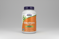Supplement bottle labeled 'Eleuthero 500 mg' by NOW on a white background