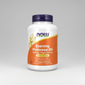 Supplement bottle of Evening Primrose Oil with NOW brand on a white background