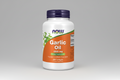 Garlic oil supplement bottle with NOW brand on a white background