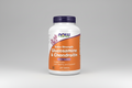 Supplement bottle labeled 'Extra Strength Glucosamine & Chondroitin' by NOW on a white background.