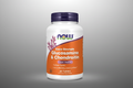 Supplement bottle of Extra Strength Glucosamine & Chondroitin by NOW on a white background