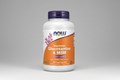 Supplement bottle labeled 'Vegetarian Glucosamine & MSM' by NOW on a white background