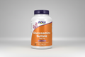 Supplement bottle of Glucosamine Sulfate 750 mg by NOW on a white background