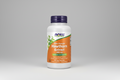 Supplement bottle labeled 'Extra Strength Hawthorn Extract' by NOW on a white background