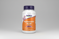 Supplement bottle labeled 'Hyaluronic Acid' with NOW brand on a white background
