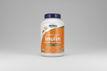 NOW Inulin powder supplement bottle on a white background
