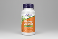 Supplement bottle labeled 'Kidney Cleanse' with NOW brand on a white background