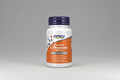 Supplement bottle labeled 'Chewable L-Theanine 100 mg' by NOW on a white background