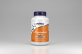 Supplement bottle labeled 'L-Tryptophan 500 mg' with NOW brand on a white background