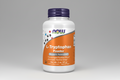Supplement bottle labeled 'L-Tryptophan Powder' with Now brand on a white background