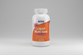 Supplement bottle labeled 'Liquid Multi Gels' with NOW brand logo on a white background