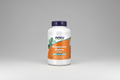 Supplement bottle labeled 'Magnesium Malate Caps' with NOW brand on a white background