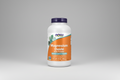 Supplement bottle labeled 'Magnesium Oxide Pure Powder' by NOW on a white background