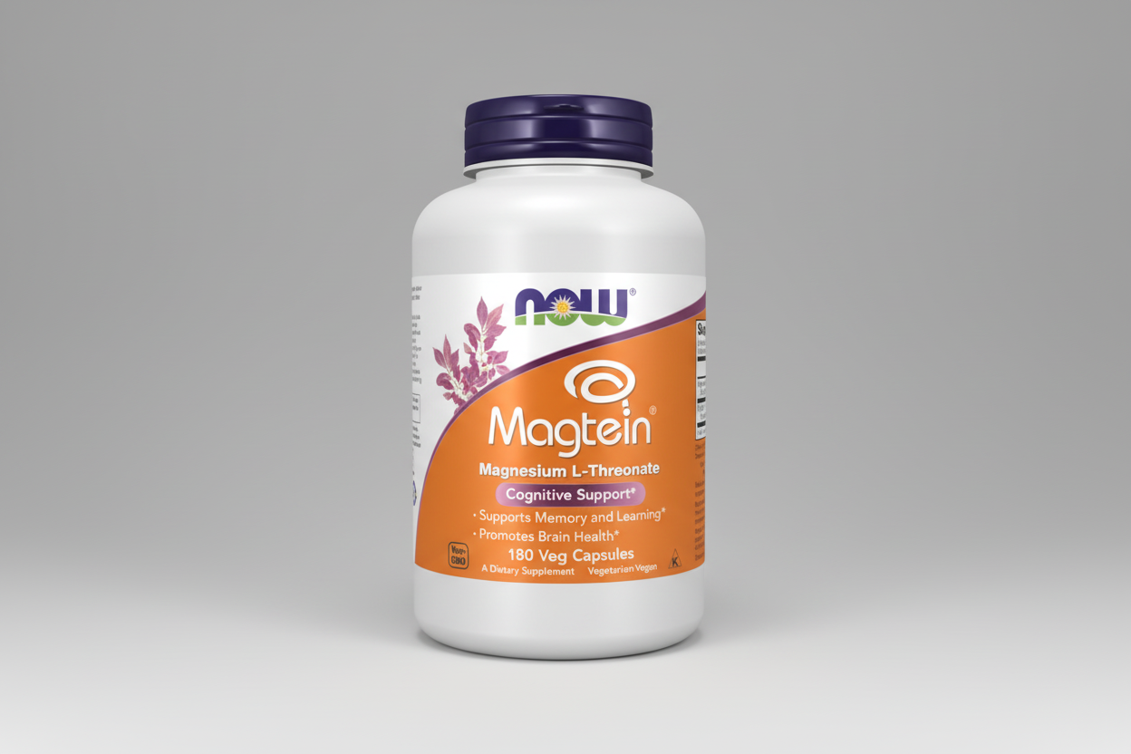 Now Vitamins Magtein 180 Veg Capsules