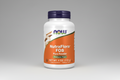 Bottle of NutraFlora FOS Pure Powder with NOW brand on a white background