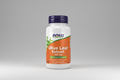 Supplement bottle of Olive Leaf Extract with NOW brand on a white background