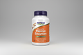 Supplement bottle of Chewable Papaya Enzymes with NOW brand on a white background
