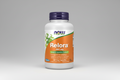 Supplement bottle labeled 'Relora' with NOW brand on an orange and white background