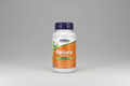 Supplement bottle labeled 'Relora' with Now Foods branding on a white background
