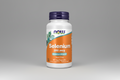 Supplement bottle labeled 'Selenium 200 mcg' with NOW brand on a white background