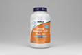 Bottle of Ultra Omega 3-D Fish Oil supplement on a white background