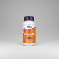 Supplement bottle labeled 'Vitamin D3 1,000 IU' with NOW brand on a white background