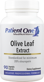 Patient One Olive Leaf Extract 500 mg 90 Capsules - front product image