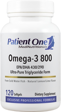 Patient One Omega-3 800 mg 120 Softgels - front product image