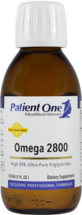 Patient One Omega 2800 Liquid 30 Servings - front product image