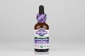 Bottle of Wild Harvest Ashwagandha supplement with a dropper on a white background
