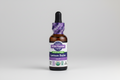 Bottle of Oregon's Wild Harvest Lemon Balm extract with a purple label on a white background