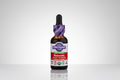 Bottle of Wild Harvest Namaste tincture with a dropper on a white background