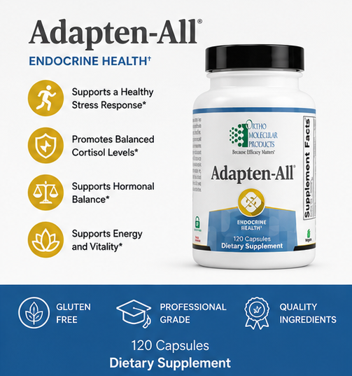 Ortho Molecular Products Adapten-All 120 Capsules – adaptogen blend supplement capsules