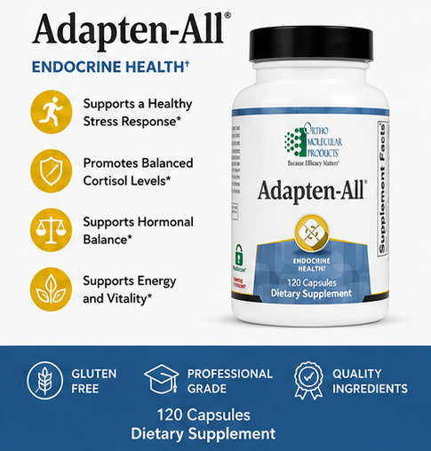 Ortho Molecular Products Adren-All 60 Capsules – adrenal support supplement capsules