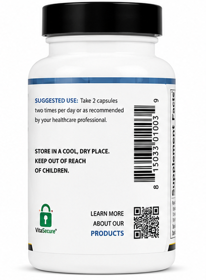 Ortho Molecular Products Adren-All 60 Capsules – front label view