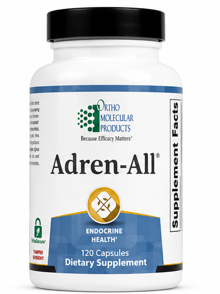 Ortho Molecular Products Adren-All 120 Capsules – product overview