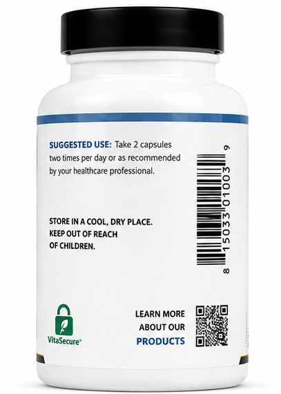 Ortho Molecular Products Adren-All 120 Capsules – front label view