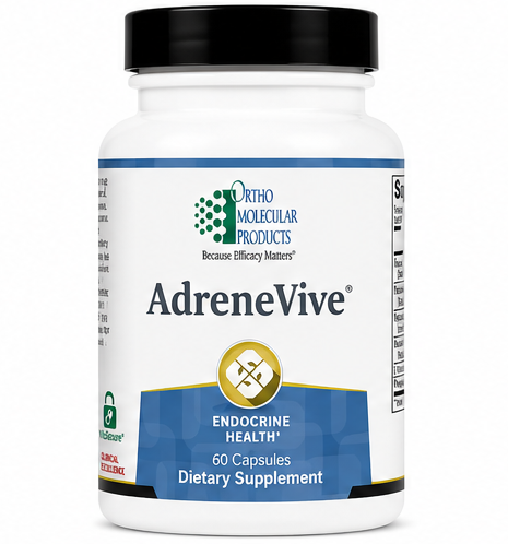 Ortho Molecular Products AdreneVive 60 Capsules – product overview