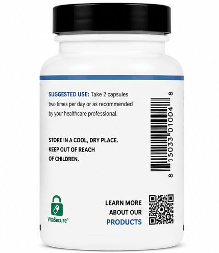 Ortho Molecular Products AdreneVive 60 Capsules – supplement facts panel